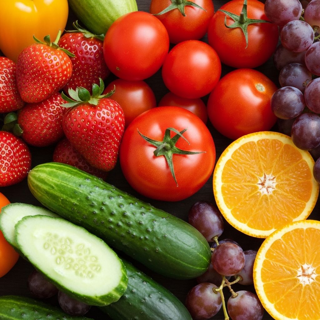 Légumes et fruits frais